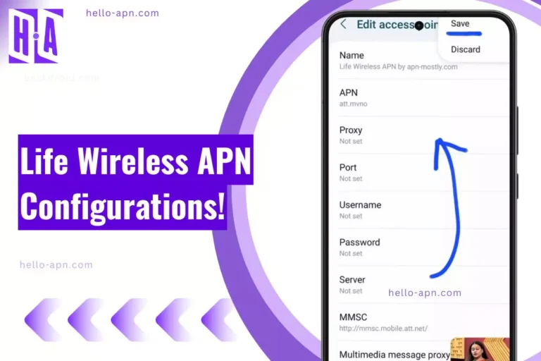 screenshot of life wireless apn with same overlay text fastest