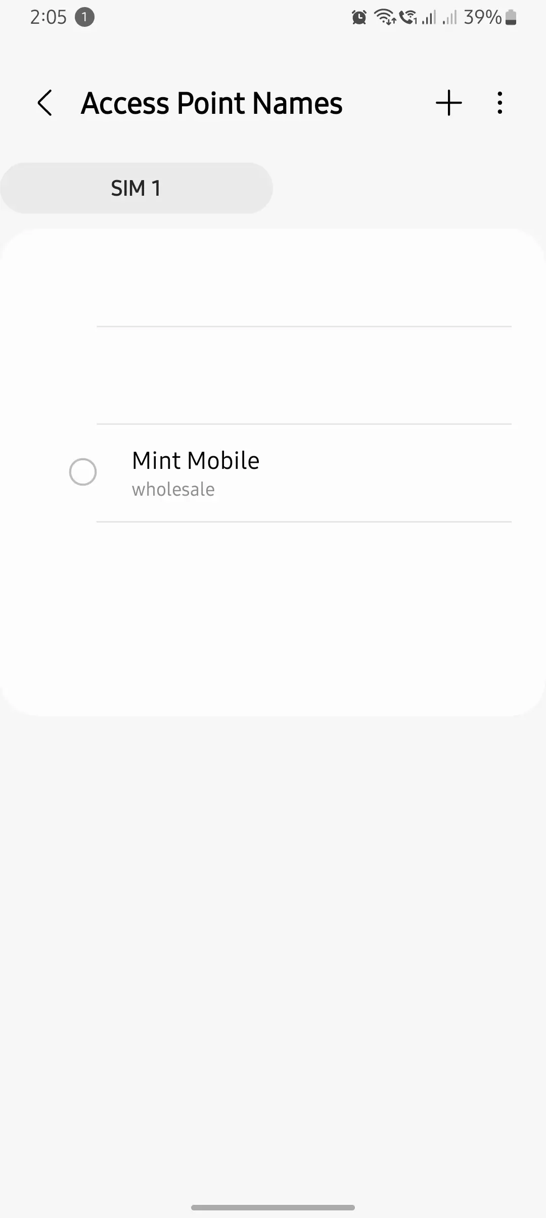 configured internet setting for mint mobile