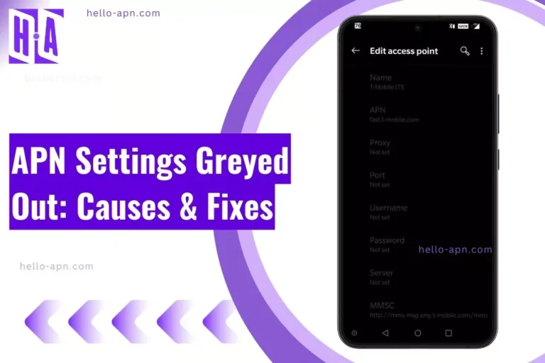 APN Settings Greyed Out Causes image with text