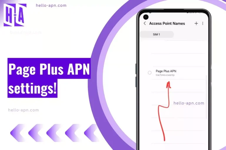 image of pageplus apn setting up config