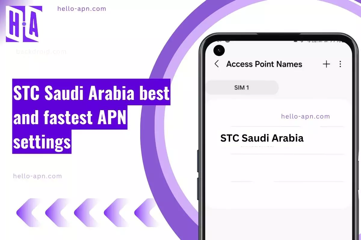 screenshot of the STC Saudi Arabia with similar text